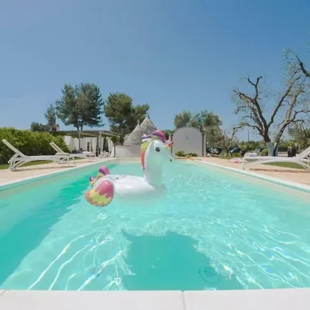 Trulli Chef Marco Con Piscina 아파트 산 미켈레 살렌티노