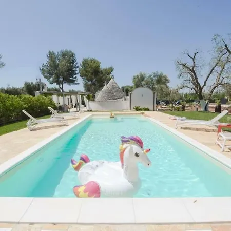 Trulli Chef Marco Con Piscina 아파트 산 미켈레 살렌티노