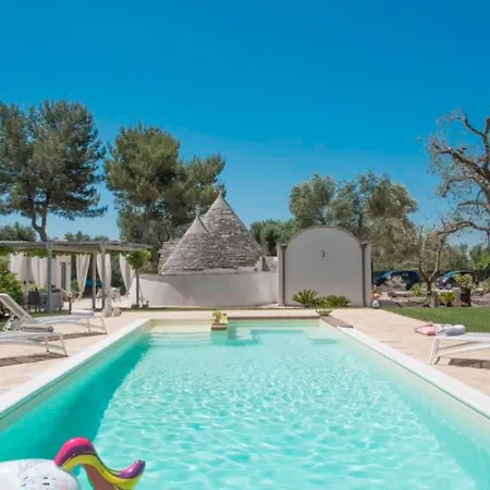 Trulli Chef Marco Con Piscina 아파트 산 미켈레 살렌티노